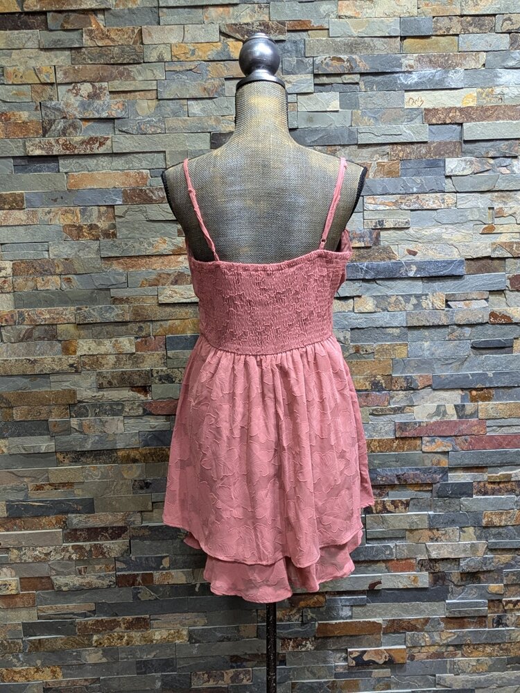 Speechless Pink Floral Print Fit and Flare Party Dress, Size XL