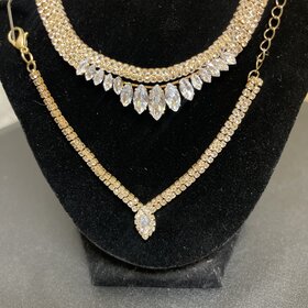 Wona Trading CZ Marquise Accented Bracelet