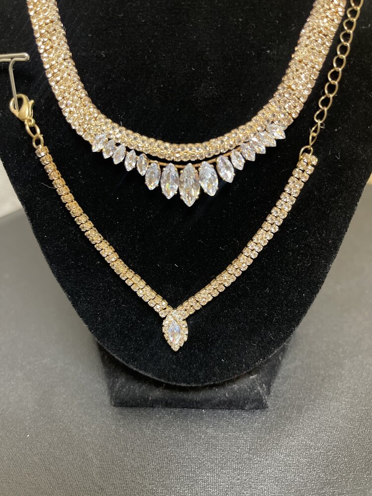 Wona Trading CZ Marquise Accented Bracelet