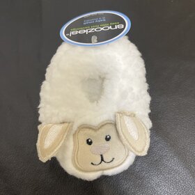 White Lamb Baby Slippers
