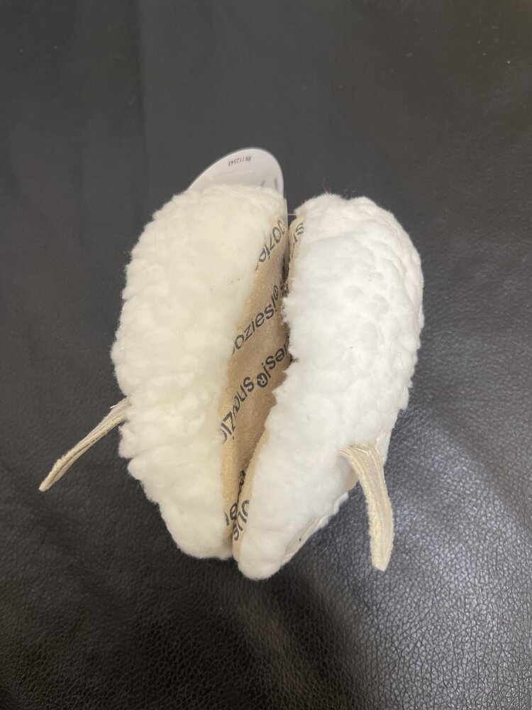 White Lamb Baby Slippers