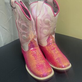 Twister Childrens Krissy (Pink Glitter) Boots
