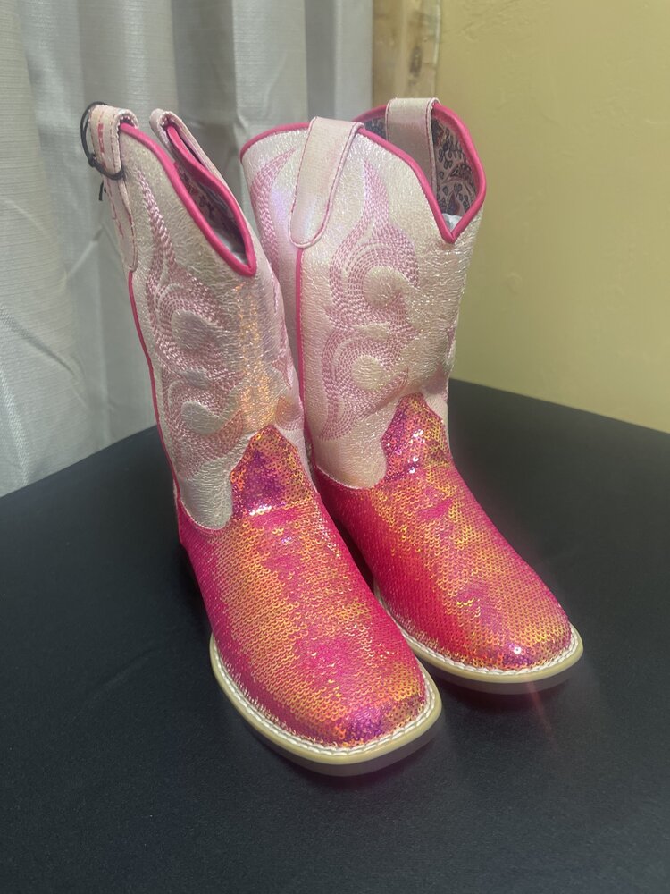 Twister Childrens Krissy (Pink Glitter) Boots