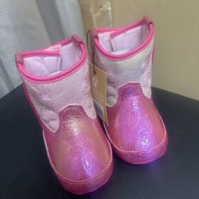 M & F Western Products Baby Buckers Krissy (Pink Glitter)