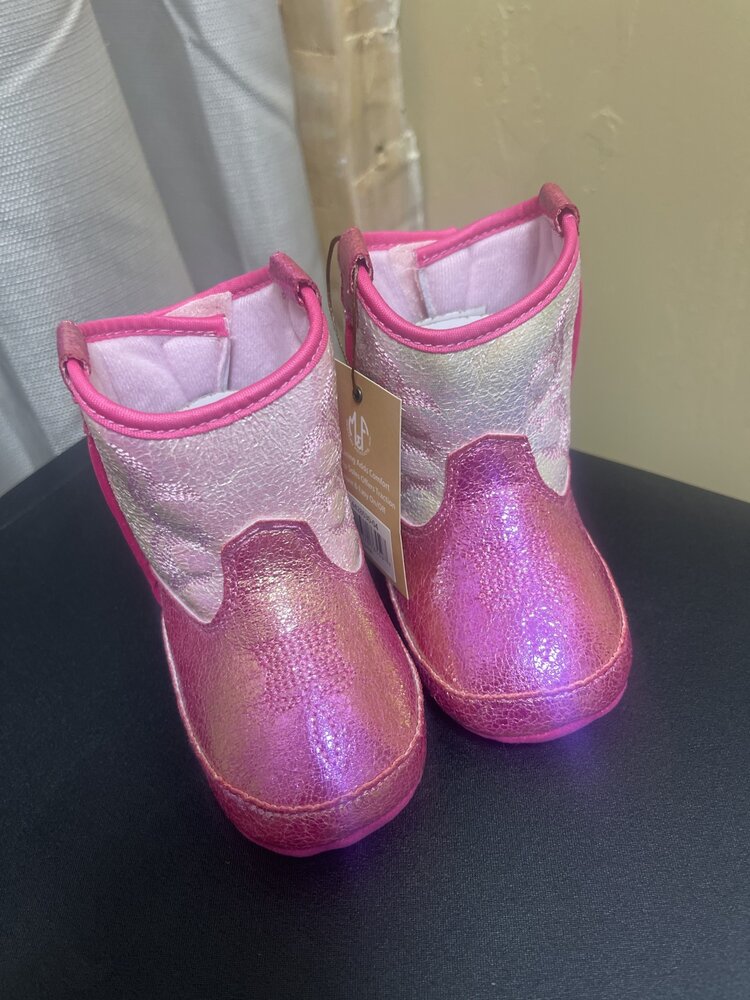 M & F Western Products Baby Buckers Krissy (Pink Glitter)