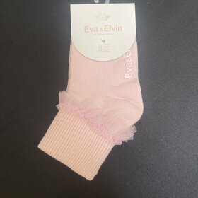 Pink Chiffon Frill Socks
