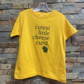 Yellow Cutest Little Cheese Curd T-shirt