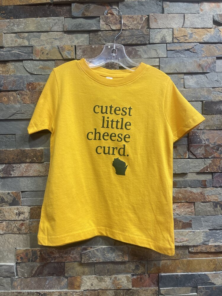 Yellow Cutest Little Cheese Curd T-shirt