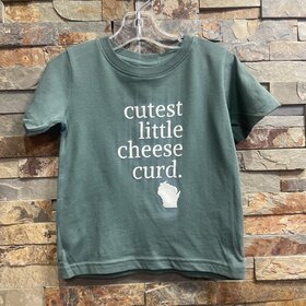 Green Cutest Little Cheese Curd T-shirt