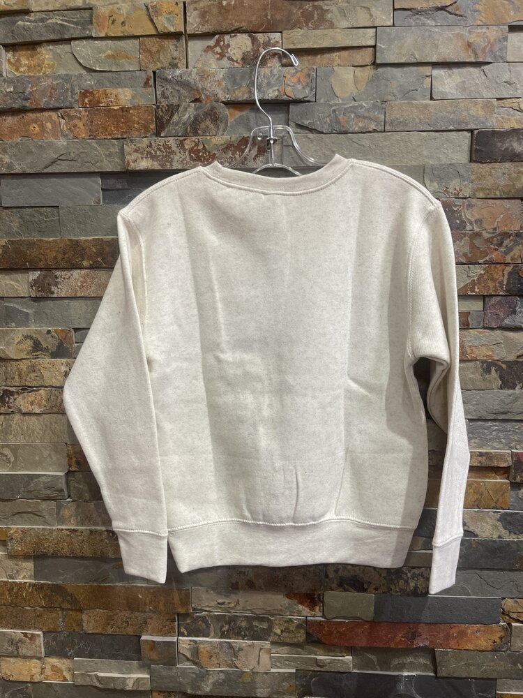 Kids Heather Gray Be Wild Bear Sweatshirt