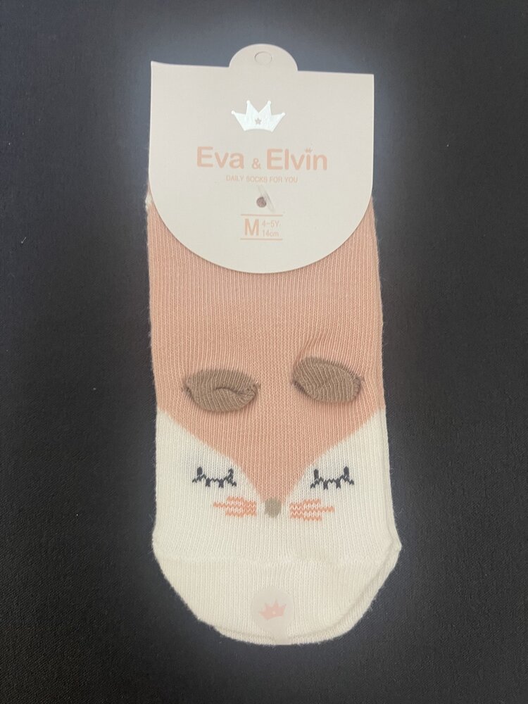 Pink Sleepy Cat Kid Socks