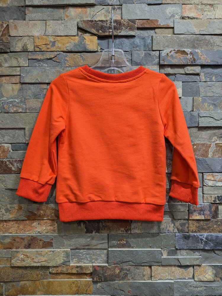 Orange Jack-O-Lantern  Glow in the Dark Sweatshirt