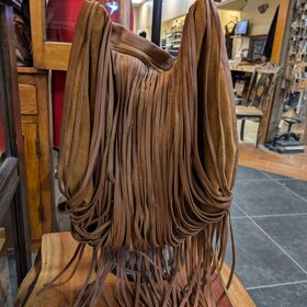 Vince Camuto Tan Genuine Leather Shoulder Bag w/ Tassels