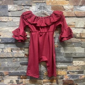 Cranberry Infant Jumpsuit