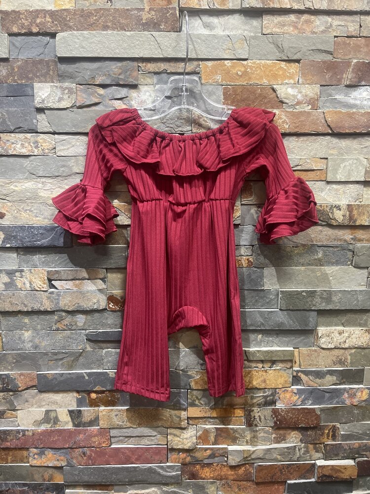 Cranberry Infant Jumpsuit