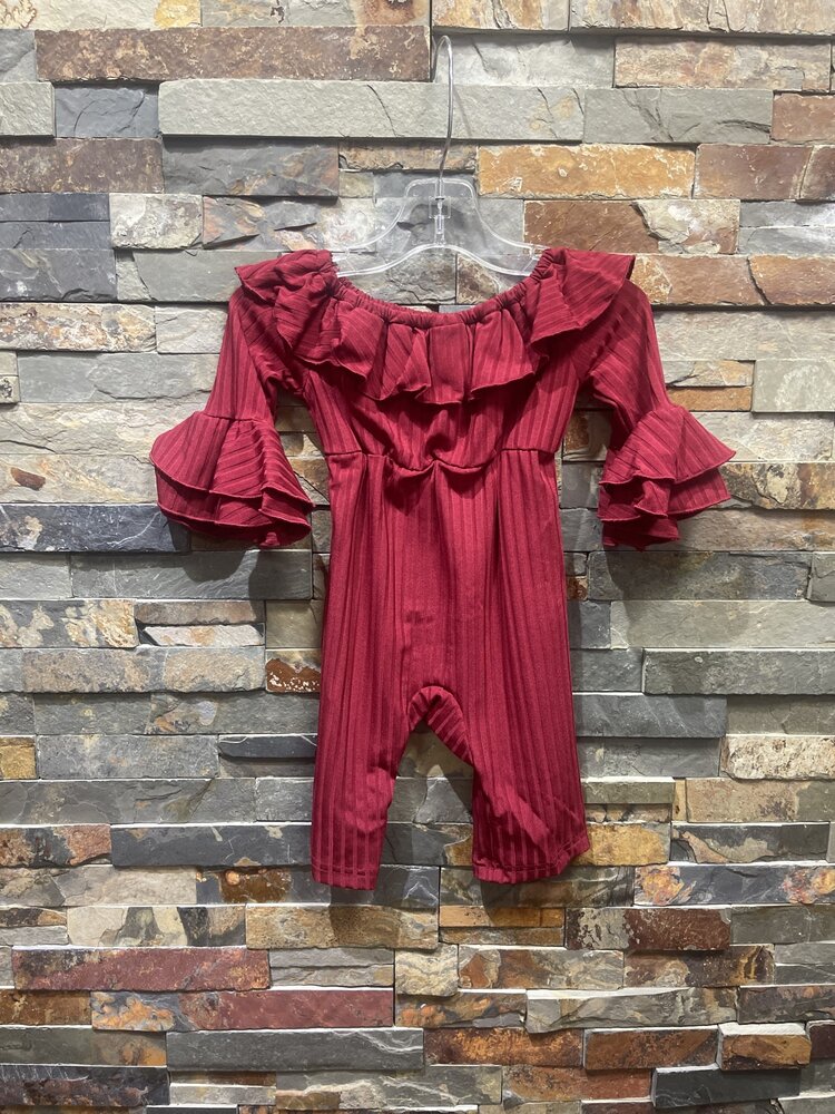 Cranberry Infant Jumpsuit
