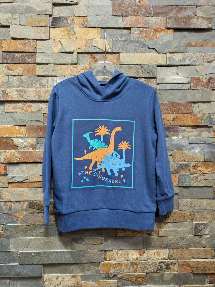 Admiral Blue Dinosaur Hoodie