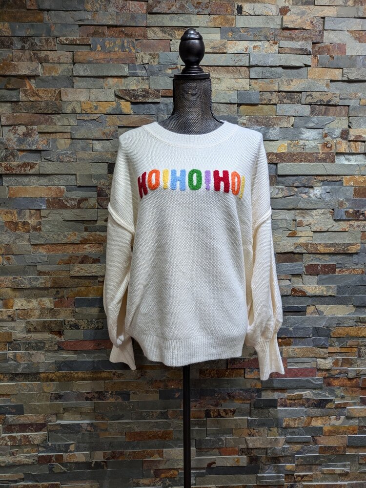 Ivory Merry Christmas Sweater