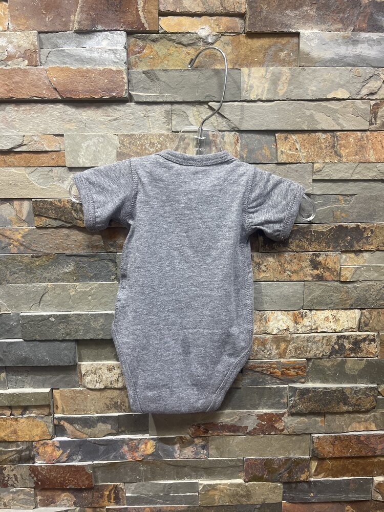 Gray Cutest Little Cheese Curd Onsie