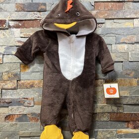 Brown Fuzzy Turkey Footie