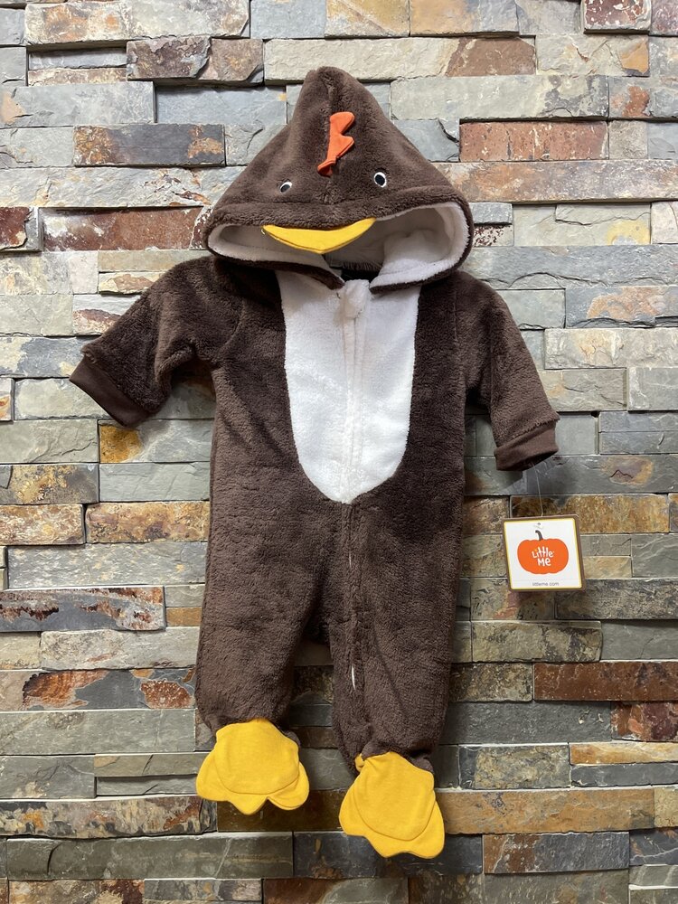 Brown Fuzzy Turkey Footie