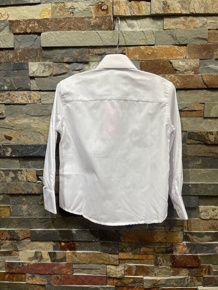 White Boys Long Sleeve Dress Shirt