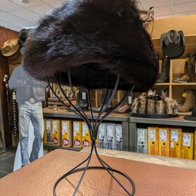 Dark Ranch Mink Beret, Size S