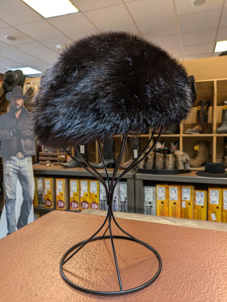 Dark Ranch Mink Beret, Size S