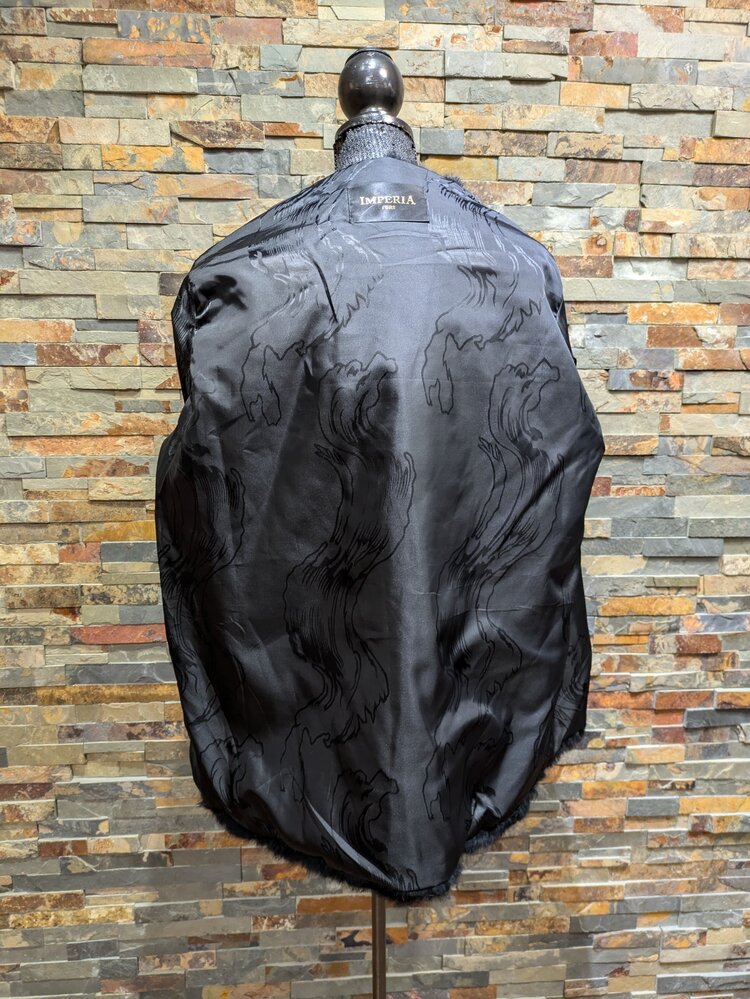 Black Rabbit Jacket w/Hood, Size L