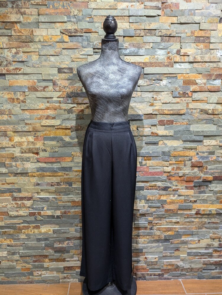 Black Wide Leg Dress Pants, Size 16