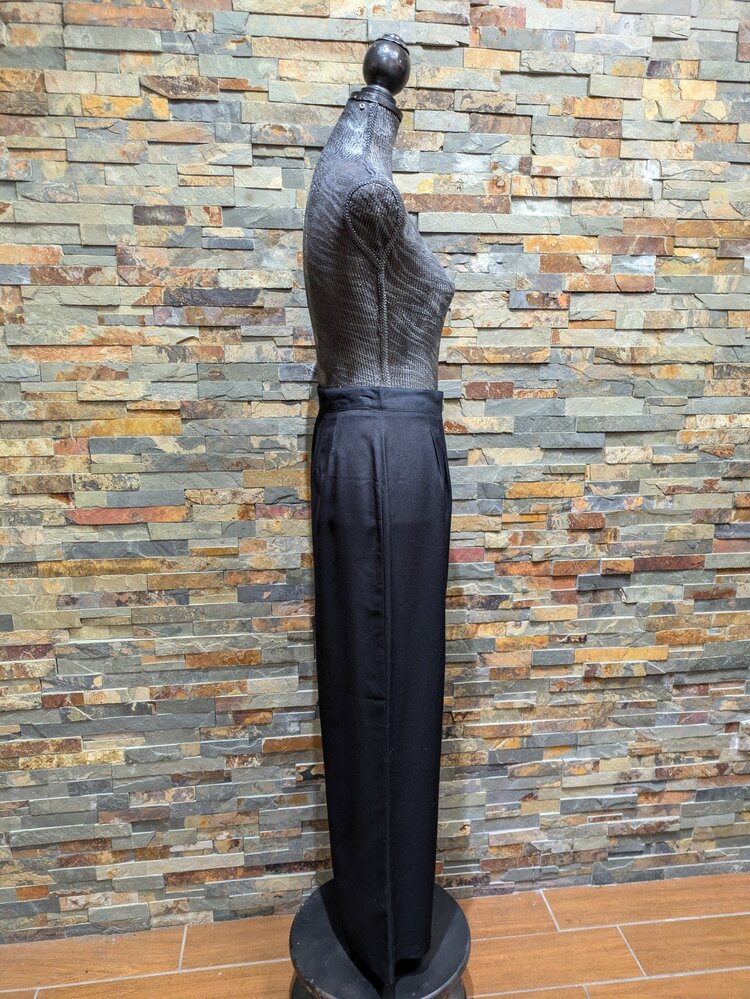 Black Wide Leg Dress Pants, Size 16