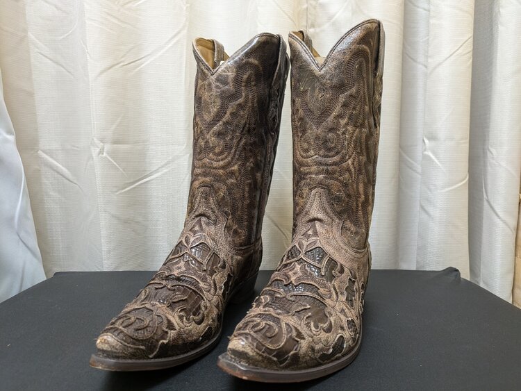 Corral Men's Corral Boots A4415 American Alligator, Size 12