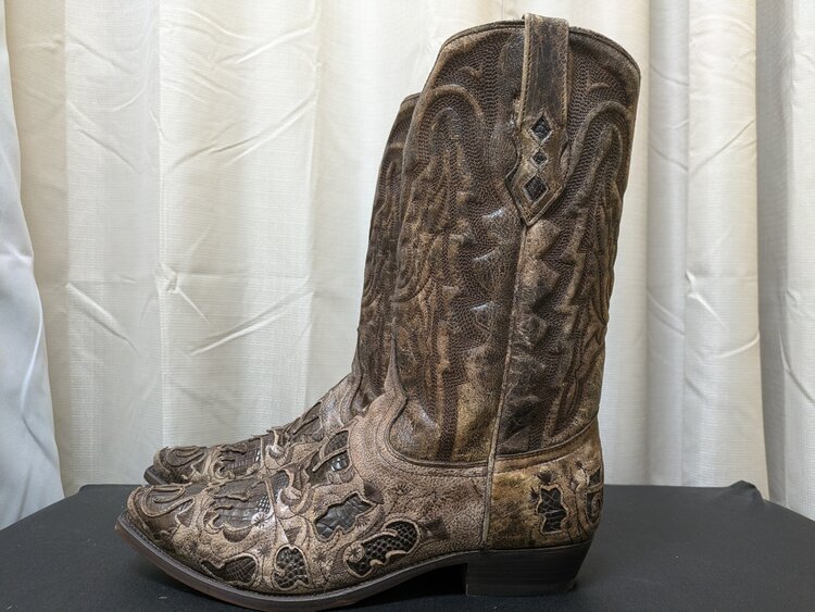 Corral Men's Corral Boots A4415 American Alligator, Size 12