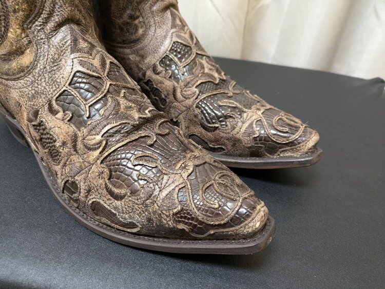 Corral Men's Corral Boots A4415 American Alligator, Size 12