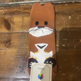 Wona Trading Brown Bear in the Heel Socks, Size 9-11