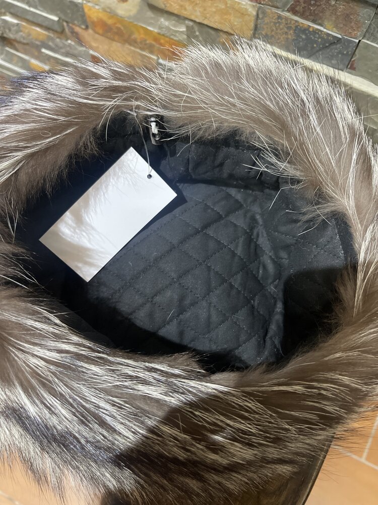 Silver Fox Adjustable Boyarka Hat