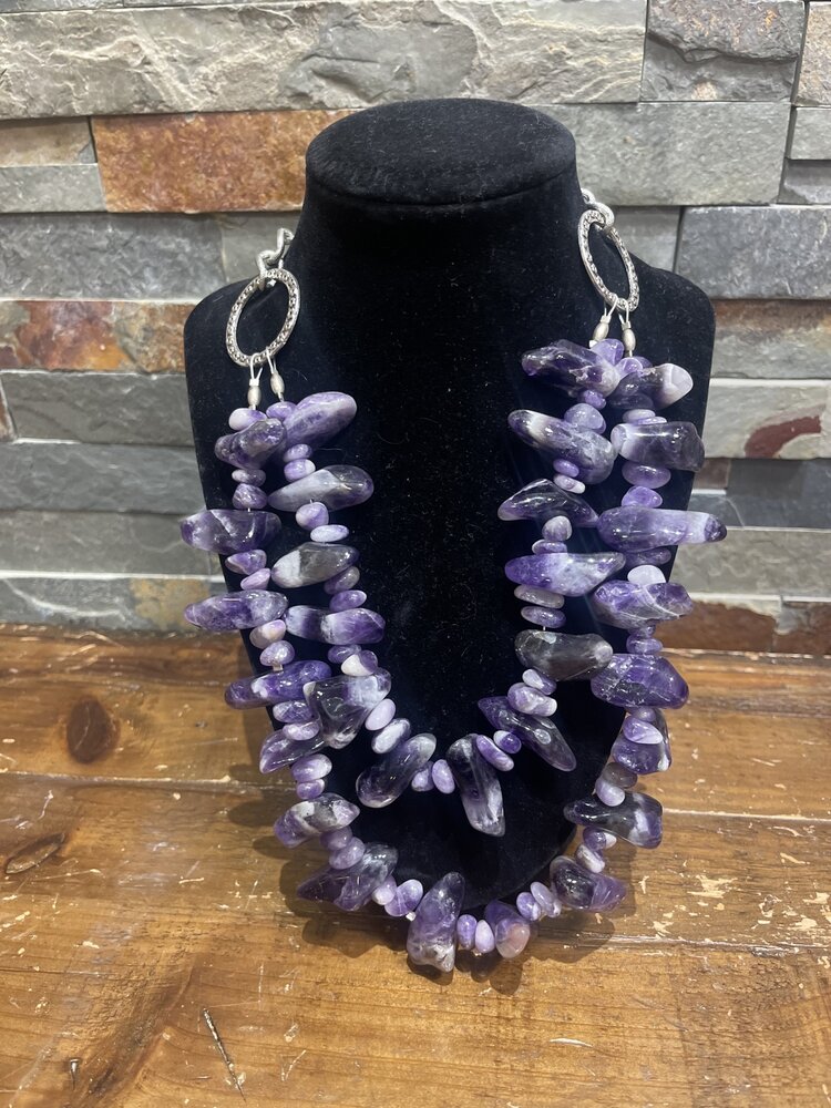 Natural Purple Amethyst Agate