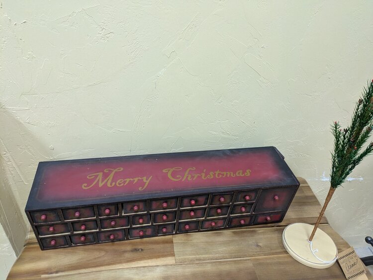 Holiday Wooden Advent Calendar