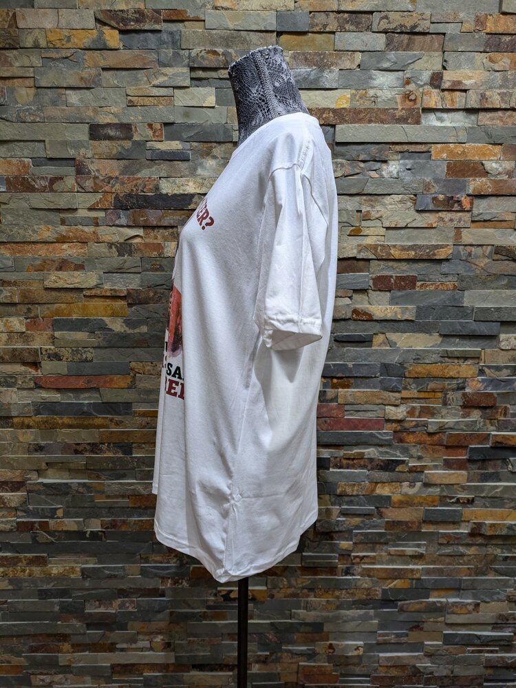 White Santa Beer T-Shirt