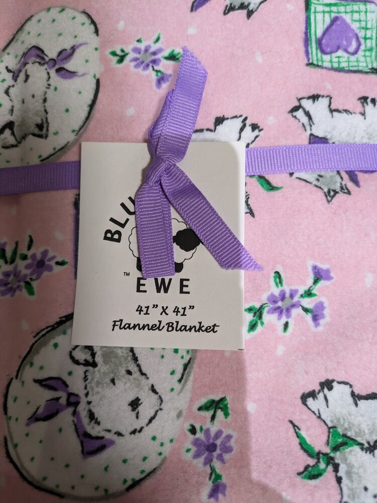 Pink Puppy Blanket & Burpees Set