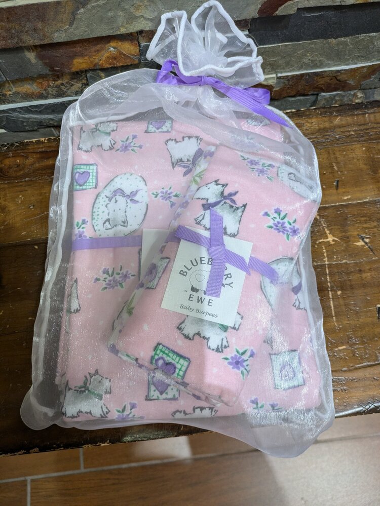 Pink Puppy Blanket & Burpees Set