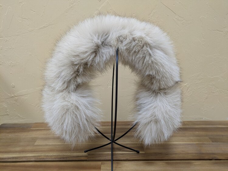 Tan Fox Fluffy Earmuffs, Size O/S