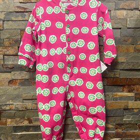 Pink Pomelo Print Coverall, Size 24M