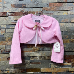 Pink Fleece Bolero for Girls