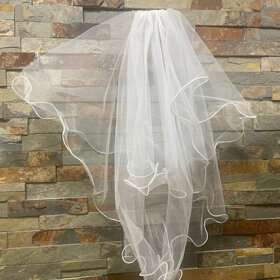 White Comb Communion Veil