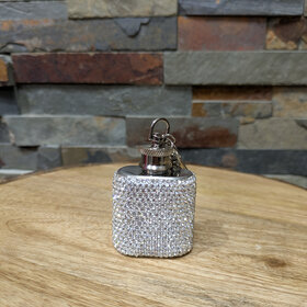 Silver Studded Mini Party Flask