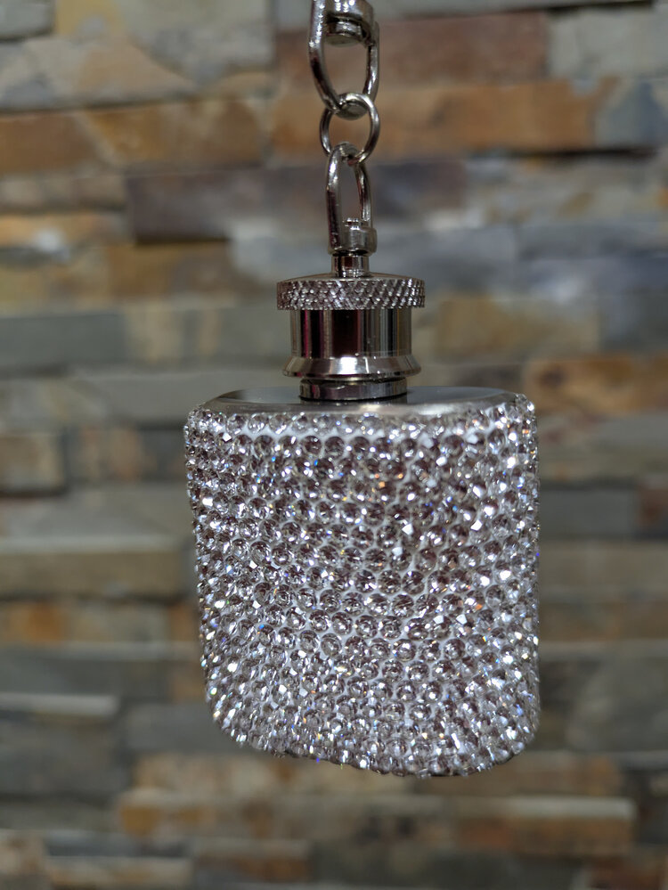Silver Studded Mini Party Flask