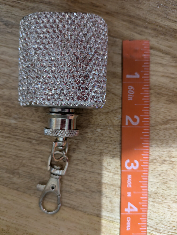 Silver Studded Mini Party Flask