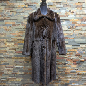 KARL LAGERFELD Karl Lagerfeld Medium Brown Mink w/ Straight Sleeves, Size M/L
