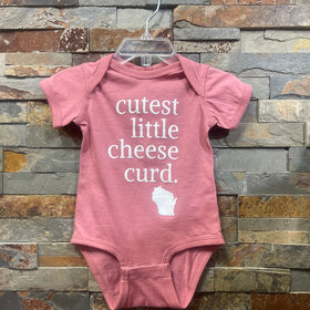 Rose Cutest Little Cheese Curd Onesie